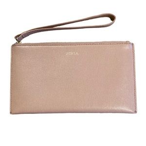 FURLA Moonstone Italia Envelope Wristlet Clutch NEW